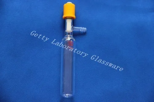 100-ml-Vakuumventil aus Glas, 10-mm-Schlauchanschluss, Material aus Borosilikatg