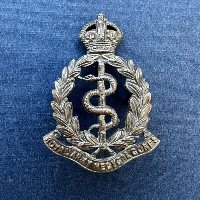 The Royal Army Medical Corps, British military cap badge.