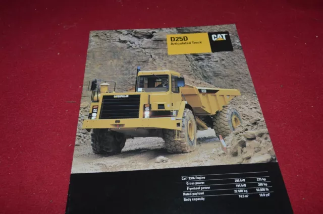 Caterpillar D25D Articulated Dump Truck Brochure DCPA14