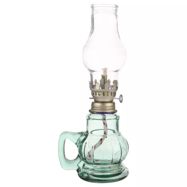 Kerosinlampe Glas Retro-Petroleumlampe Öllampe Glaskammer-Öllampe