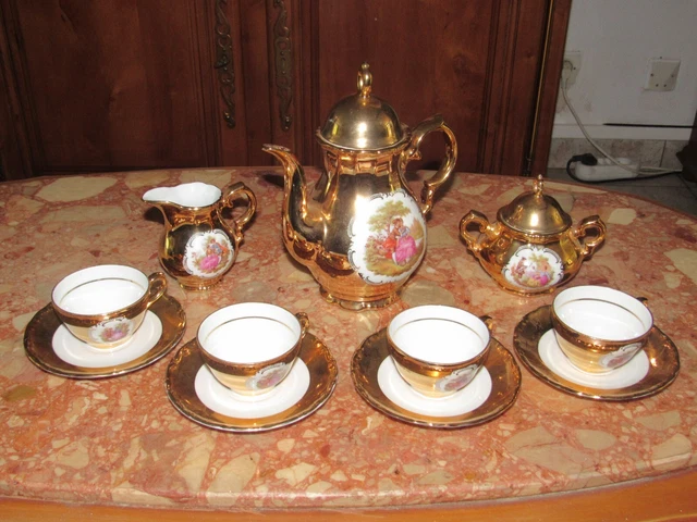Whaline Lot de 4 tasses de Noël vintage de 355 ml, motif Père Noël, bonhomme de neige, tasse à café en céramique pour fête de Noël pour la maison, l'école, le bureau