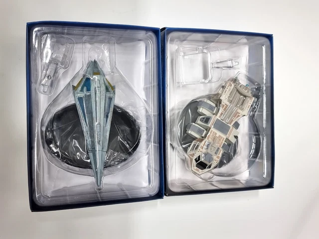 Star Trek Eaglemoss Starship Diecast Model Ships Tholian Webspinner & The Baxial