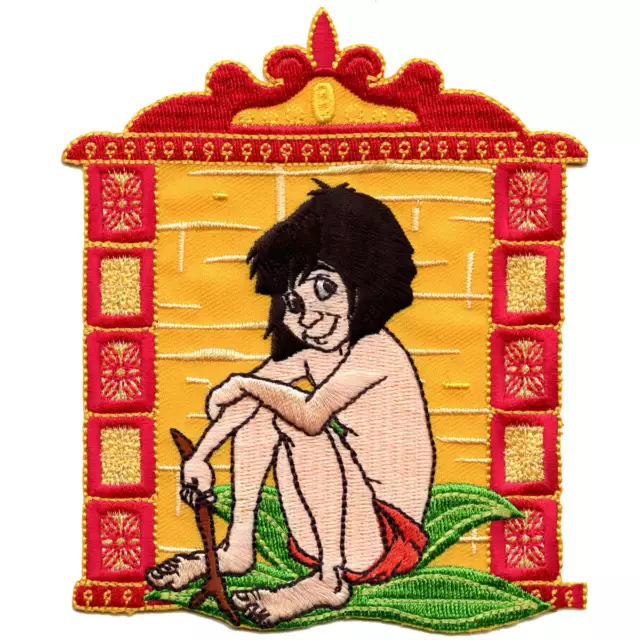 Disney Jungle Book Boy Mowgli Embroidered Applique Iron On Patch