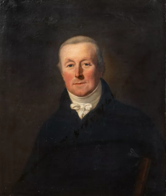 Large 19th Century Georgian English Regency Portrait Gentleman THOMAS LAWRENCE