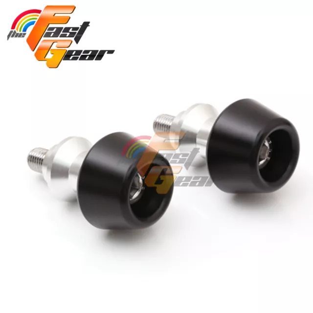 Silver CNC Swingarm Spools Sliders Set Fit Suzuki GSXR 600 1996-2018 17 16 15 14