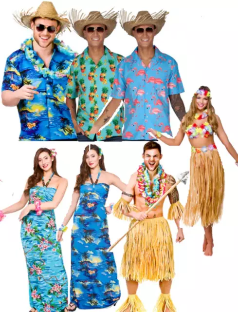 Hawaiian Fancy Dress Party Lei Hula Skirt Summer Party Beach Dress Summer