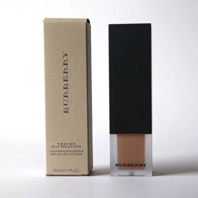 BURBERRY VELVET FOUNDATION LONG WEAR FLUID 206 TRENCH 1.0 Oz 30 ml BRAND NEW 13.99 PicClick