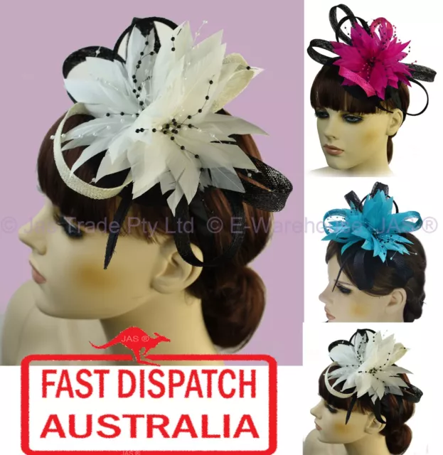 Melbourne Cup Spring Autumn Racing Carnival Headband / Clip Hatinator Fascinator