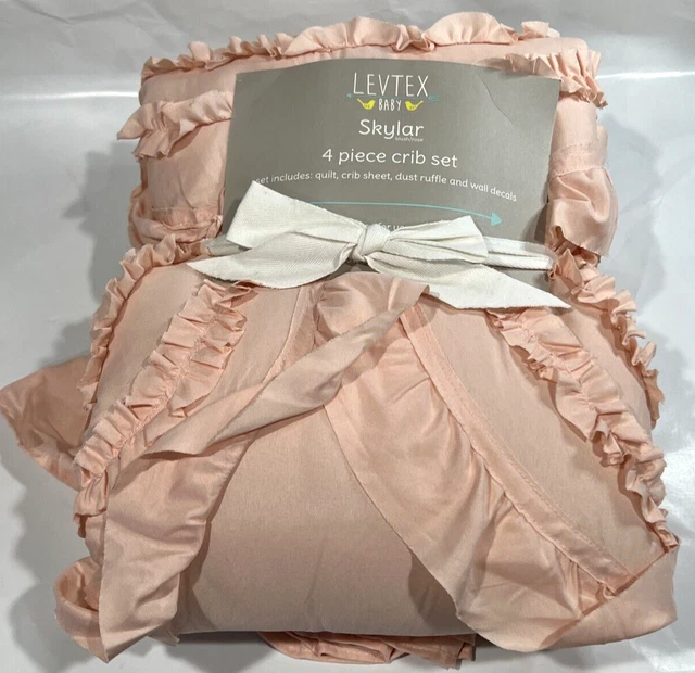 Hoja de cuna Levtex Skylar de 4 piezas