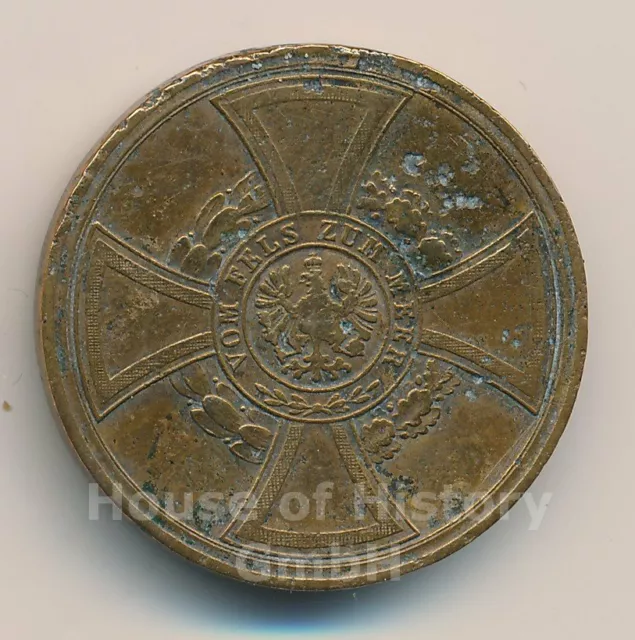 130274, Hohenzollernsche Kriegsdenkmünze 1848/49 für Kämpfer