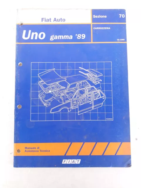 Manuale di Assistenza Tecnica Fiat Uno gamma 89: Carrozzeria