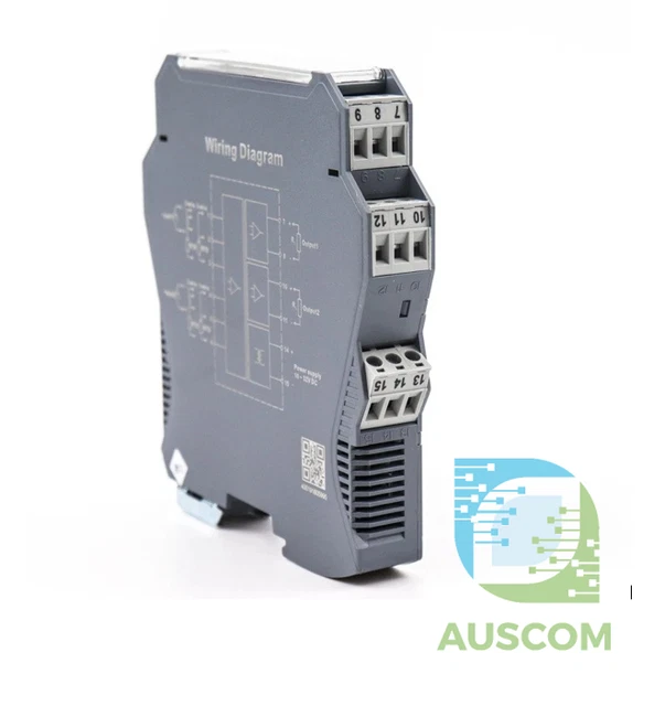 DIN RAIL TEMPERATURE transmitter RTD pt100 to 420ma 05v 010v