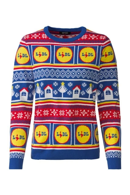 PULL LIDL NOEL HOMME TAILLE L NEUF