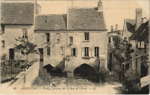 CPA ARGENTAN-Vieilles Maisons sur le Bras de l'Orne (29547)