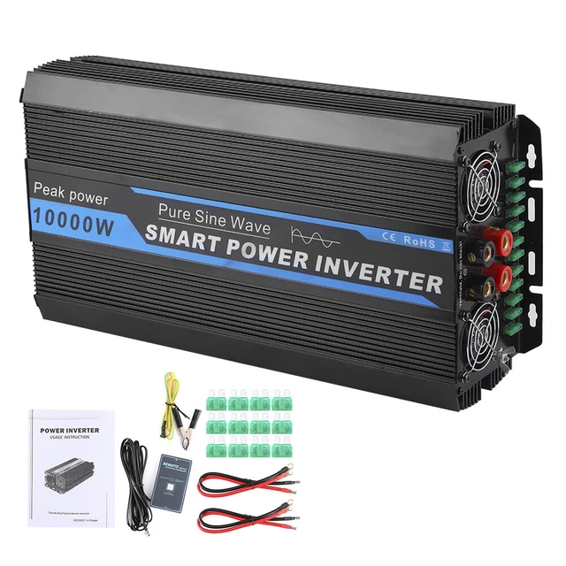 10KW CAR POWER Converter Transformer Pure Sine Voltage Inverter 12V to