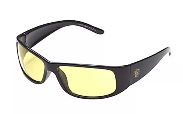 Smith & Wesson Elite Safety Glasses with Black Frame and Amber Anti-Fog Lens