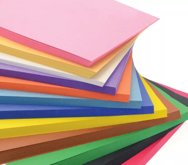 A4 Zuckerpapier 10 Farben 250 Blatt Farben Handwerk Kunst A4 bis A1 Blattgröße