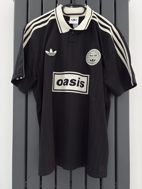 Oasis × adidas Live25 Football London Live '25 adidas Football Shirt Black – Oasis Live '25