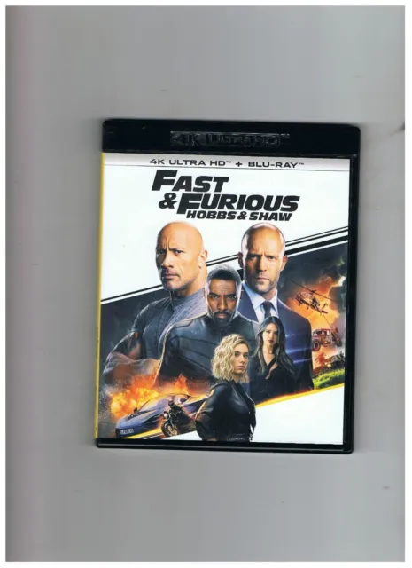 4k Fast & Furious : Hobbs & Shaw.vendu sans le blu ray