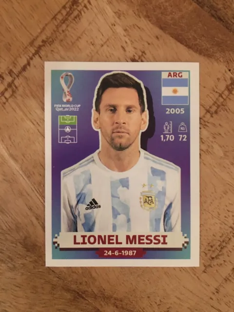 ⚽️🇦🇷 Lionel Messi / Panini Stickers FIFA world cup Qatar 2022 (ARG20)