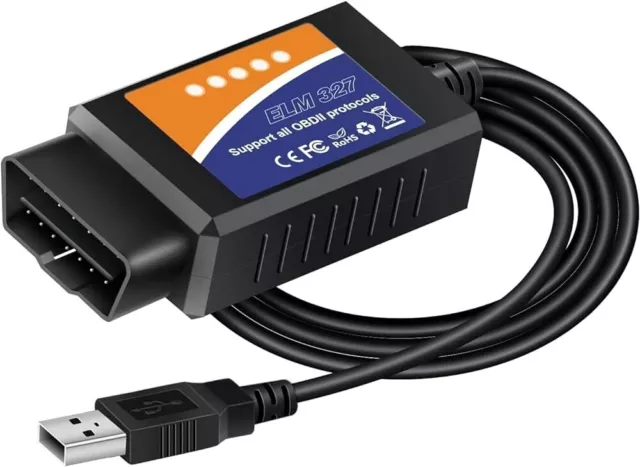 ELM327 USB | Valise Diagnostic Auto Multimarques Français OBD2 Pro Version 2024