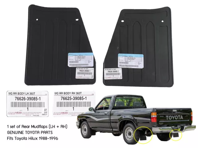 TOYOTA LH RH Rear Mud Flap Splash Guard For Hilux Pickup 84 96