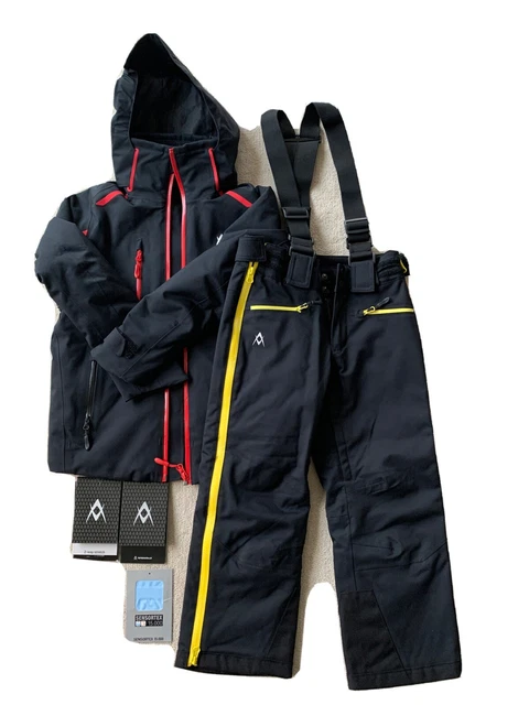 Völkl, Skijacke Team K Speed Jacket u. Team K Skihose Kinder Gr. 116, schwarz