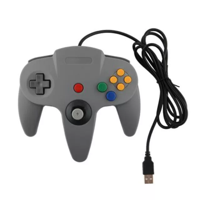 Joypad de jeu Joystick USB Gamepad pour cube de jeu pour N64 64 PCJ