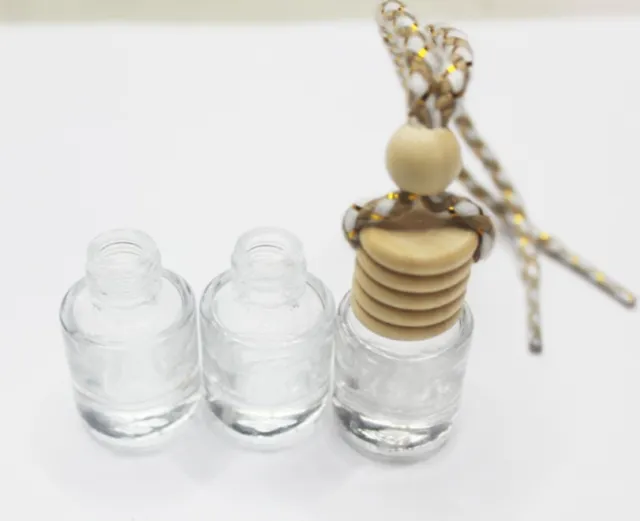 10* Difusor colgante de vidrio fragancia perfume aceites esenciales refrescante de aire botellas