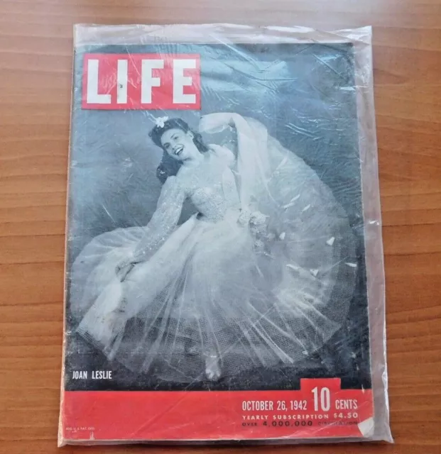 Vintage Life Magazine Wwii October 26, 1942 Jean Leslie Navy Army Air Corp