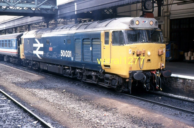 6X4 COLOUR RAILWAY photograph Class 50 50031 at Exeter 10.88 £1.00 ...