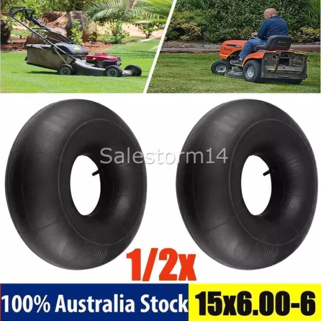 15x6.00-6 NHS Inner Tube For Lawn Mower Tractor Cart ATV Tire Valve Tyre OZ