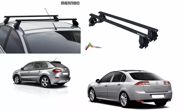 Barras de Techo Portaequipajes Sin Barandilla + Set Específico para Auto