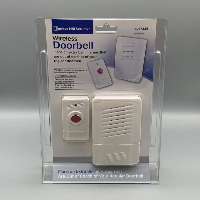 bunker hill security wireless doorbell