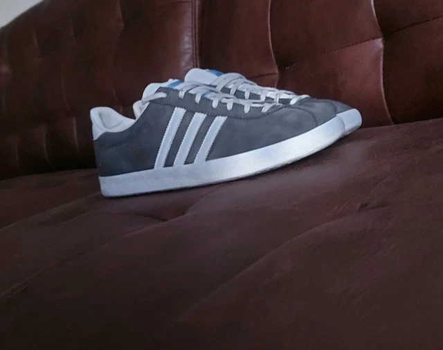 MENS ADIDAS GAZELLE Og Trainers Size 7 Casuals Charcoal Grey White Smart Rrp 97 22.99 PicClick UK