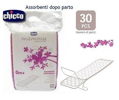 Chicco CHICCO ASSORBENTI POST-PARTO 30 pezzi 3 stati nuovo-italia 3 confezioni 