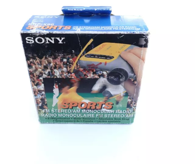 Sony Sports Srf-X90 Monocular Radio - Fm Stereo/Am