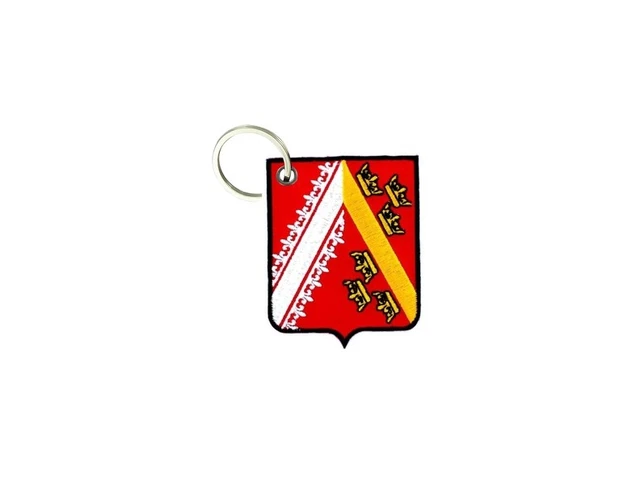 Porte cle cles clef brode patch ecusson drapeau blason savoie