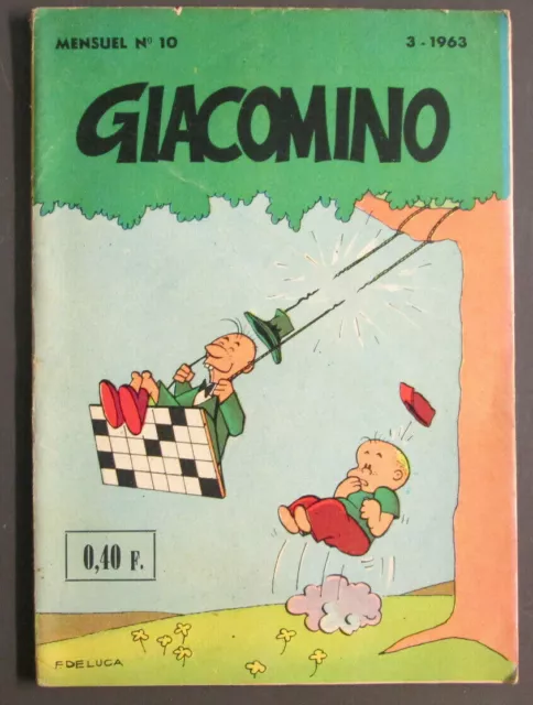 GIACOMINO N°10 - BON ÉTAT - Éditions des remparts - Mars 1963