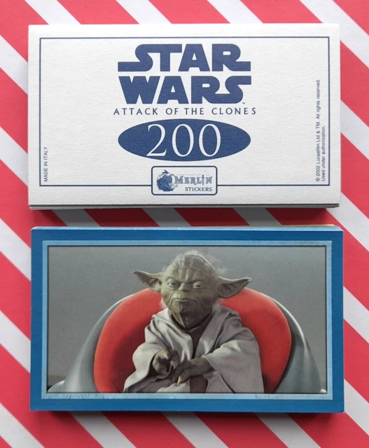 MERLIN ATTACK OF the Clones Stickers £1.75 - PicClick UK