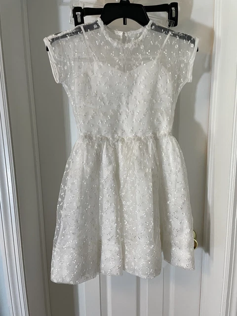 Storybook Heirlooms Girls Formal Dress Wedding Communion Size 8 Lace Spring Summ