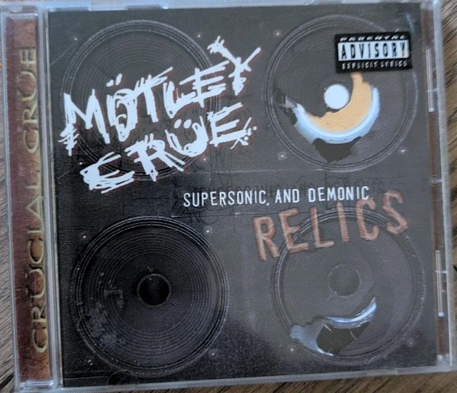 MOTLEY CRUE CD SUPERSONIC AND DEMONIC RELICS crucial crue