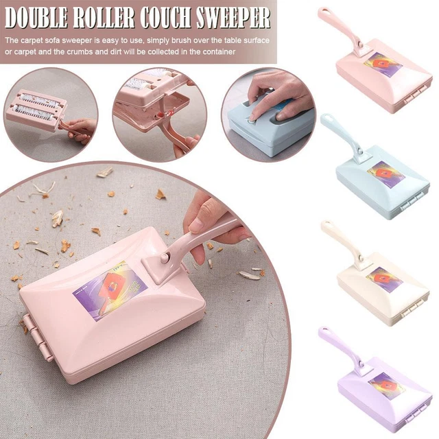 Carpet Crumb Brush Collector Hand Held Table Sweeper Home CleU3 Dirt M8O1