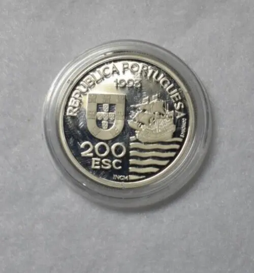 Portugal 200 Escudos 1993 Proof Cased Silver Commemorative Coin