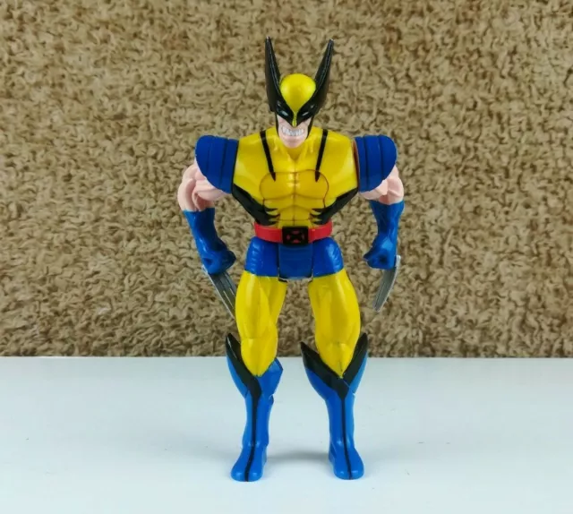 Marvel X-Men WOLVERINE Heavy Hitters Slashing Wolverine 5.5" Figure ToyBiz 1996