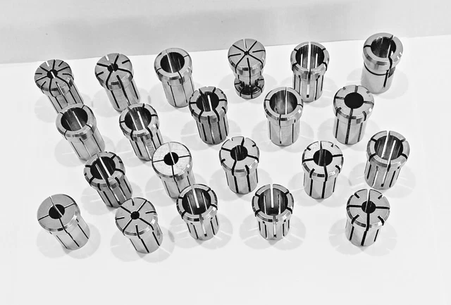 21pc LOT DA180 COLLETS DA 180 KENNAMETAL AND MORE GREAT CONDITION MUST SEE