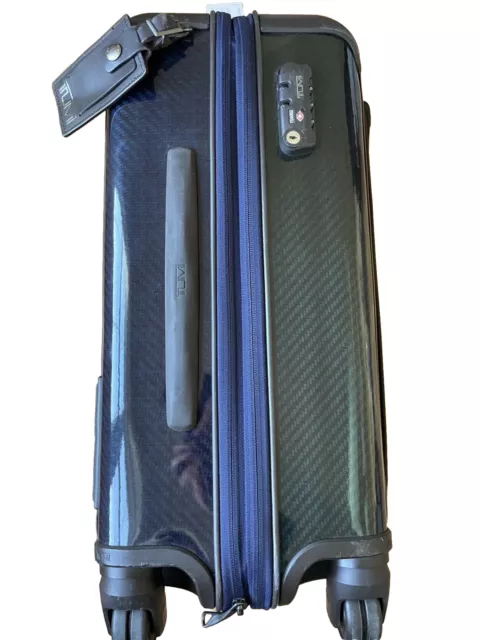 TUMI 2 Tone Tegra Lite Max Expandable 22” Carry On 28721BT Green Blue MINT $1200 6