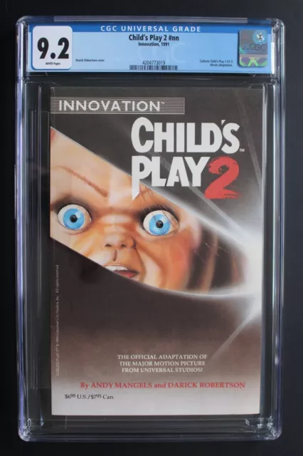CHILD'S PLAY-2 Movie Adaptation NN Comic TPB 1991 CHUCKY Horror TV FILMS CGC 9.2