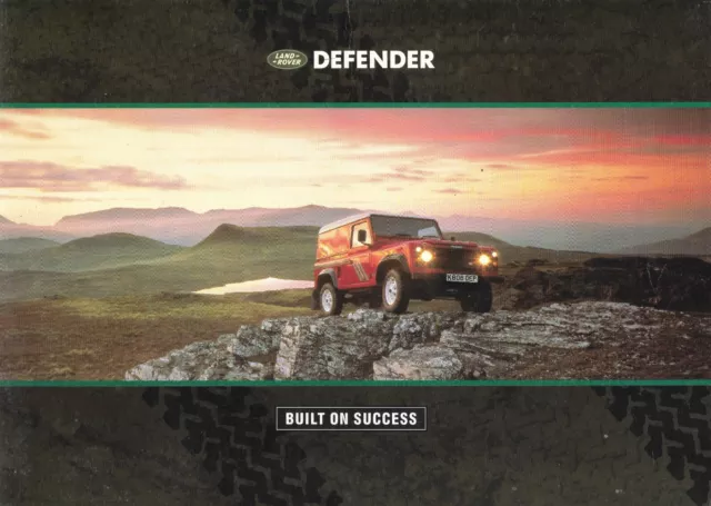 Factory Land Rover Defender Souvenir Sales Brochure 22 Pages - NEW