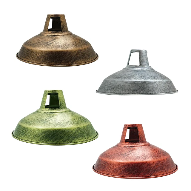 Lampenschirm aus gebürstetem Metall Ersatz dekorative Lampe Decken tischleuchte
